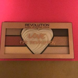 Eye shadow and highlighter